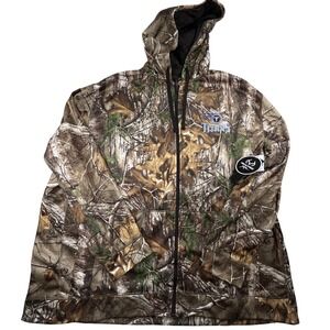 Dunbrooke Realtree Camo Tennessee Titans Trophy Tech Fleece Full-Zip Hoodie 5XL